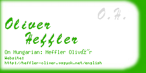 oliver heffler business card